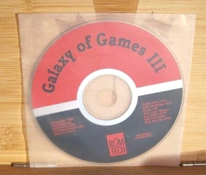 Galaxy of Games III 1997 ROMTECH - Windows 95/Dos 3.1 - CD Only - Picture 1 of 4