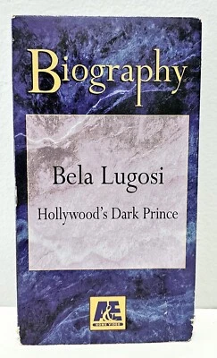 Bela Lugosi: Hollywoods Dark Prince (VHS, 1995) A&E Biography Store Exclusive  - Image 1 of 4