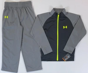 Little Boy's Under Armour UA 2-Piece Track Jacket Pants Outfit Set Size 5 NEW - Picture 1 of 2