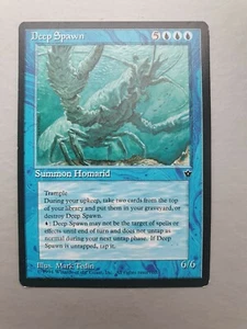 Deep Spawn, MTG Fallen Empires (1994) Uncommon Blue Creature NM - Picture 1 of 2