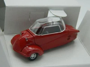 Gama, scooter cabina auto Messerschmitt, rosso, nuovo, confezione originale, 51007, 1:43 - Foto 1 di 3