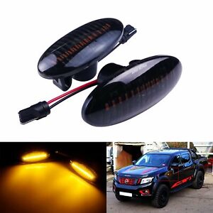 2x For Nissan Qashqai Micra Cube NP300 Canbus LED Side Indicator Repeater Light