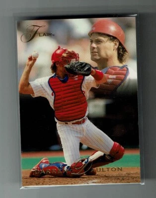 Darren Daulton 1993 Fleer Flair Promo #000 Tarjeta Número (Rara Tarjeta Promocional) Foto 1 de 2