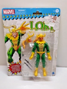 Loki Marvel Legends Retro 6” Action Figure – 2022 Hasbro – Comic Classic MOC - Picture 1 of 2