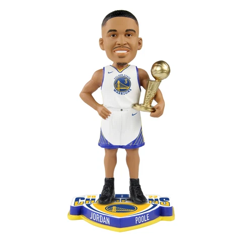 Jordan Poole Golden State Warriors 2022 NBA Champions Bobblehead NBA Basketball Cover