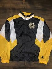 Vintage Boston Bruins Starters Windbreaker Hockey Jacket NHL Size Medium