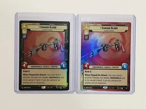 Star Wars Unlimited SHD - Xanadu Blood #191/282 Foil, Hyperspace #460 Foil (2) - Picture 1 of 6