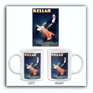 Taza Kellar Levitation - Magician - 1894 - Circus Show - Imagen 1 de 3