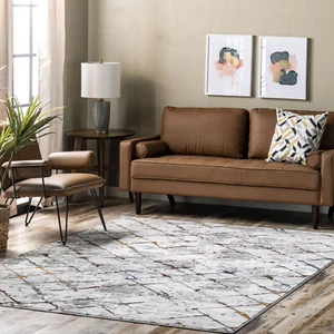 nuLOOM Delilah Modern Area Rug in Light Grey Modern/Contemporary - Picture 1 of 7