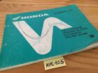 Honda VT600C Shadow J K VT600 600 Parts List Catalogue Spare Part Edition