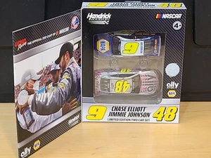 2020 #9 #48 Jimmie Johnson Chase Elliott Passing the Torch 2-Pack Set 1/64 - Picture 1 of 2