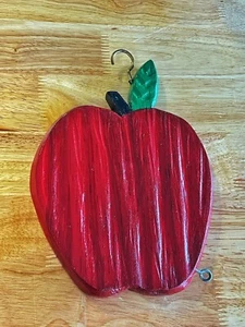 Apple Seasonal Replacement Decorative Hanging Sign For arrow-Metal hooks - Picture 1 of 7