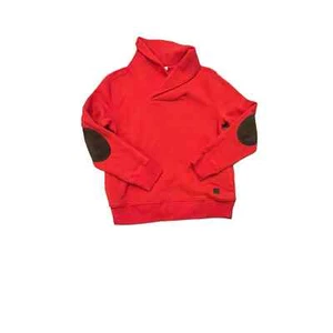 Janie & Jack Red Sweatshirt, Size 5 Boys - Picture 1 of 7