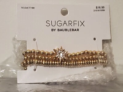 Sugarfix by Baublebar  3 Piece Gold Beaded Bracelet Set - New - Image 1 of 3