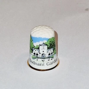 Collectors Thimble - "Bodnant Garden" - Bone China -  #208 - Picture 1 of 6