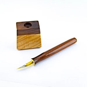 Coltello Taglierina Artigianale Legno Noce Hobby Precisione Supporto Lama X-ACTO - Foto 1 di 11