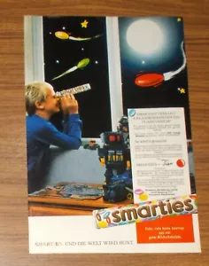 Seltene Werbung SMARTIES Rolle Planetarium Roboter 1989 - Bild 1 von 1