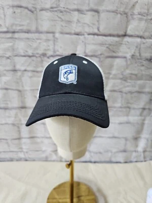 B.A.S.S. Gorra de béisbol bordada negra SnapBack ajustable para adultos camionero Foto 1 de 4