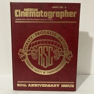 1969 AMERICAN CINEMATOGRAPHER, January, 50th Anniversary Issue, HARDCOVER - RARE - Picture 1 of 24