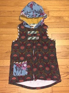 Matilda Jane Wander With Love Choose Your Path Hooded Vest Size 14 - Picture 1 of 5