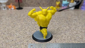 SWOLE PIKACHU Statue, Buff Pokemon Meme, Schreibtisch Spielzeug - Bild 1 von 5