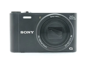 SONY Cyber Shot DSC-WX350 Black Digital Camera Japanese language only Used - Picture 1 of 9