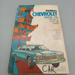 Chevrolet Sedan 1968-1976 Repair Tune-Up Guide Shop Manual Chilton's 6544 - Foto 1 di 6