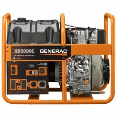Generac 6864, 5000 Running Watts/5500 Starting Watts, Diesel Powered Portable Ge - Image 1 of 4