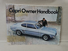 CAPRI Mk 1 Owner Handbook original FORD MOTOR Co publication