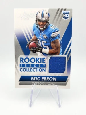 2014 Panini Absolute Rookie Jersey Collection #EE Eric Ebron Rookie RC Patch - Image 1 of 2