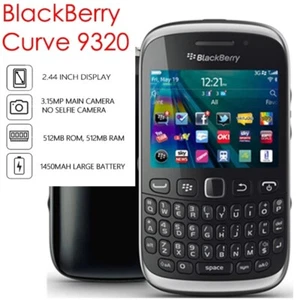Smartphone BlackBerry Curve 9320 Original Desbloqueado 3G 2.44'' QWERTY BlackberryOS - Imagen 1 de 15