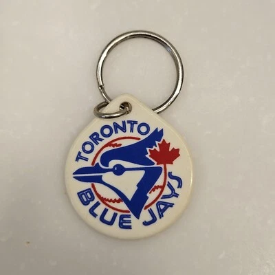 vintage TORONTO BLUE JAYS KEYCHAIN- plastic SGA Kitchener Coin Shop ring MLB - Image 1 of 2