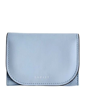 RADLEY Longford Lane Blue Leather Medium Flapover Purse - New With Tags RRP £79 - Picture 1 of 4