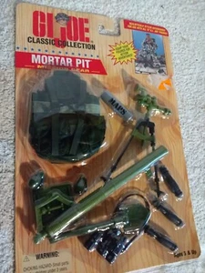 1996 12" GI Joe Classic Collection Mortar Pit Mission Gear new on card  - Bild 1 von 5