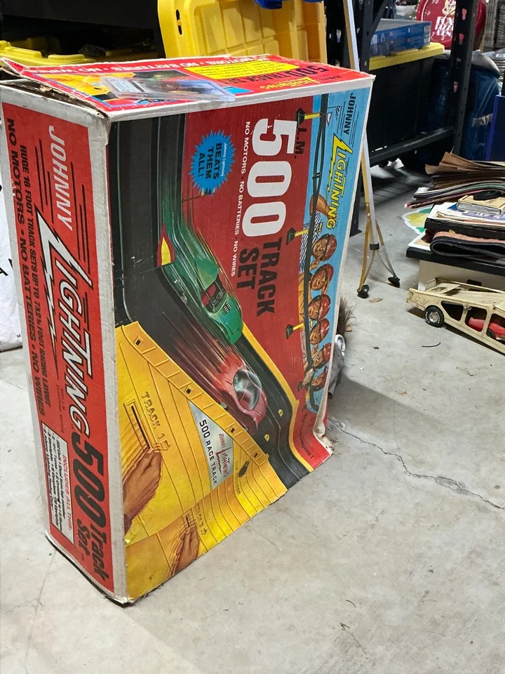 1969 Johnny Lightning 500 Track Set Complete Track - Missing Cars - Image 1 of 1