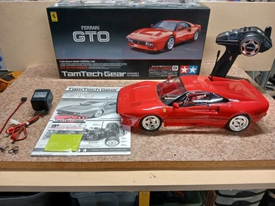 VINTAGE TAMIYA TAMTECH FERRARI 288 GTO 57103 GT01 ARTR WITH 40537 BLACK MOTOR - Image 1 of 4