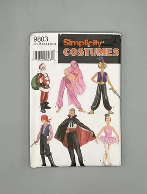 Vintage Simplicity Pattern 9803 Children's 6 Different Costumes NOT CUT - Image 1 of 3
