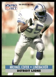 Michael Cofer 1991 Pro Set #150 Detroit Lions - Picture 1 of 2