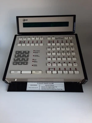 AT&T 302A & 302B Type DCP Attendant Console-(Powers On)-UNTESTED - Image 1 of 4