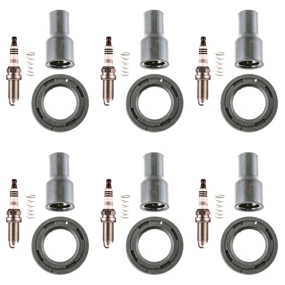 Láser NGK 6 Iridio H. I. Kit de bujías y botas de bobina Denso para GS300 IS250 V6 Foto 1 de 1