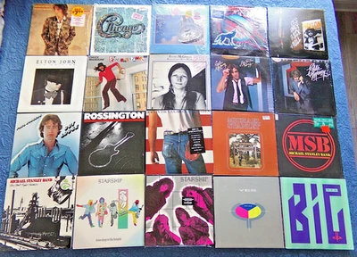 20 Vintage 1980s Vinyl LP Record Albums LOT Soft & Pop Rock / Tested - Image 1 of 4