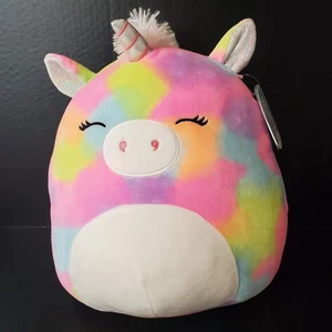 Claires Squishmallows 12” Phoenix the Unicorn - Tie Dye pastel, etiquetas originales - Imagen 1 de 9