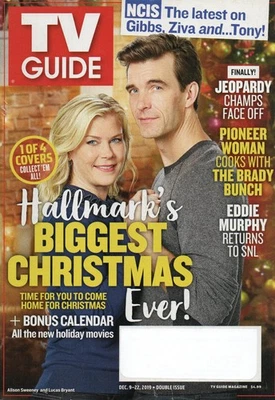 TV GUIDE Dec. 9-22 2019 Alison Sweeney Lucas Bryant 1 of 4 Collectible Covers - Image 1 of 2