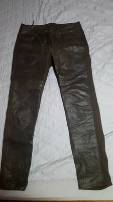 Lederhose Echt Wildleder/Stoff Gr.40 - Bild 1 von 4