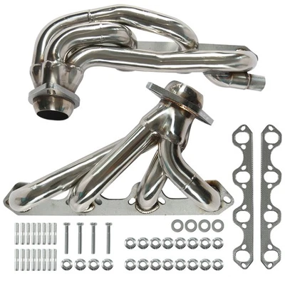 Stainless Steel Manifold Headers Kit for Ford F150 F250 Bronco 1987-1996 5.8L V8 Foto 1 de 4