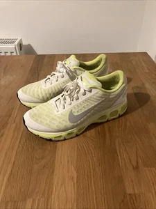 Nike Air Max Running Trainers Size Uk 10.5 Green white VGC 2014 555416-107 - Afbeelding 1 van 15