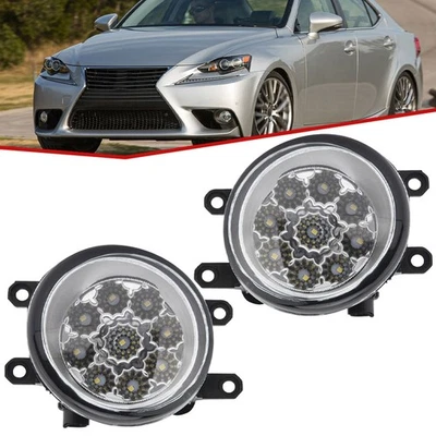 For 2011-2015 Lexus IS250 IS350 LED Front Bumper Fog Light Lamp w/Clear Lens - Image 1 of 4