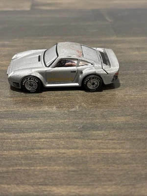 Vintage Matchbox World Class Collector 1/64 Diecast 1986 Gray Silver Porsche 959 - Image 1 of 4
