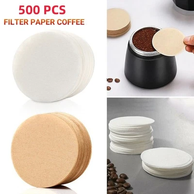 MARKENLOS 500PCS Papel Filtro Cafetera Tetera Repuesto para Accesorios Aeropress