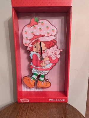NEW Strawberry Shortcake Figural Wall Clock - Analog Display  - Image 1 of 4